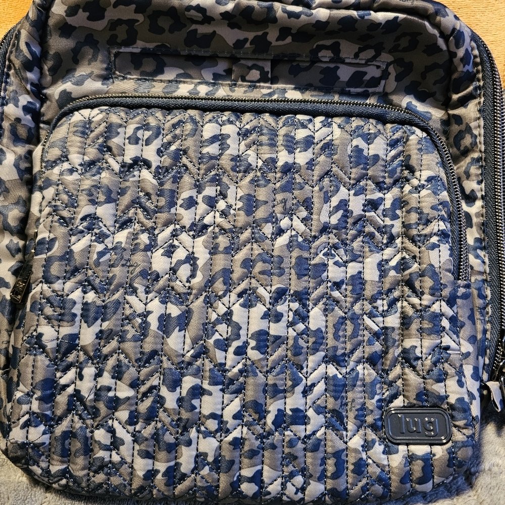 Lug Ranger XL Crossbody Blk/grey leopard pattern